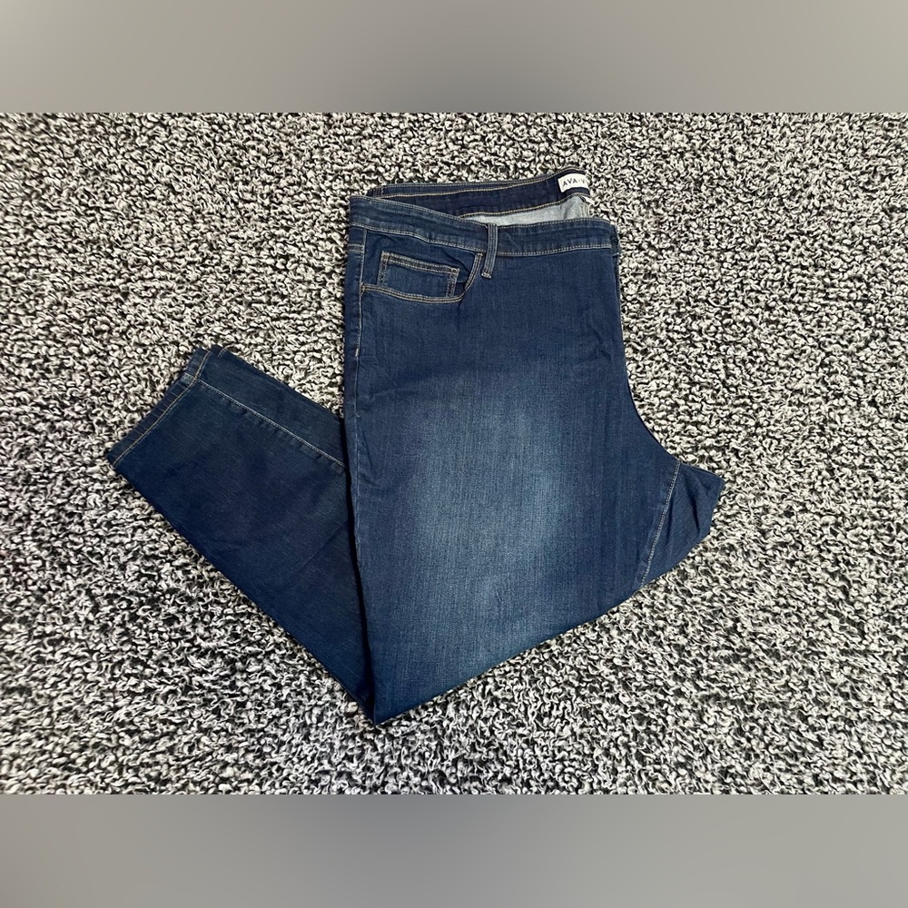 NWOT Ava & Viv Plus Size 26 W Skinny Jeans